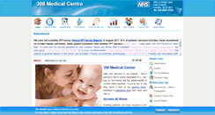 Desktop Screenshot of 306medicalcentre.nhs.uk